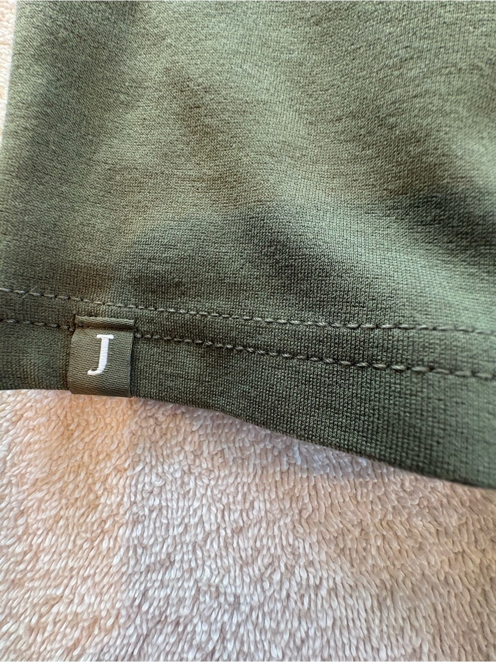 Jaanuu Olive Scrub Set S Top XS Pants Knit Twill - Picture 15 of 16